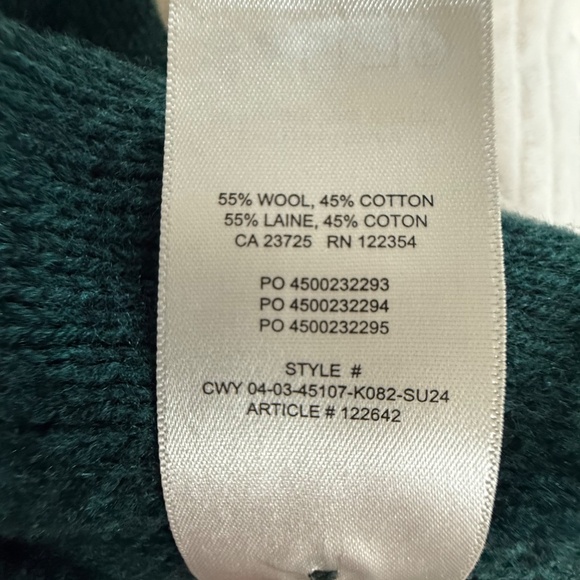 Aritzia | Wilfred | Basque Vest | Small | Dark Green - Picture 8 of 8